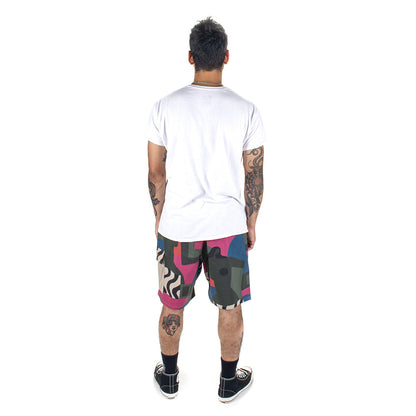 Distorted Camo Shorts