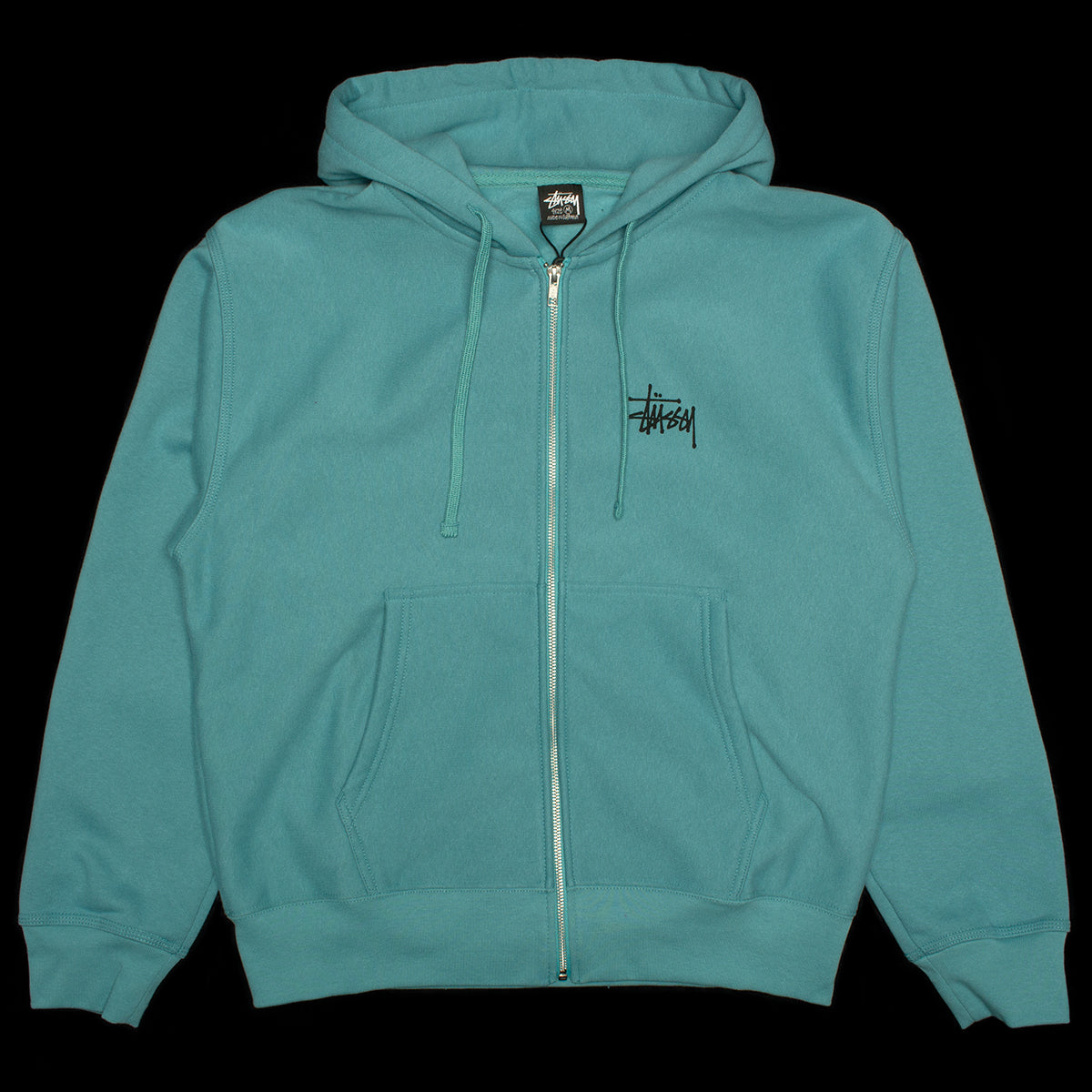 Basic Stussy Zip Hoodie