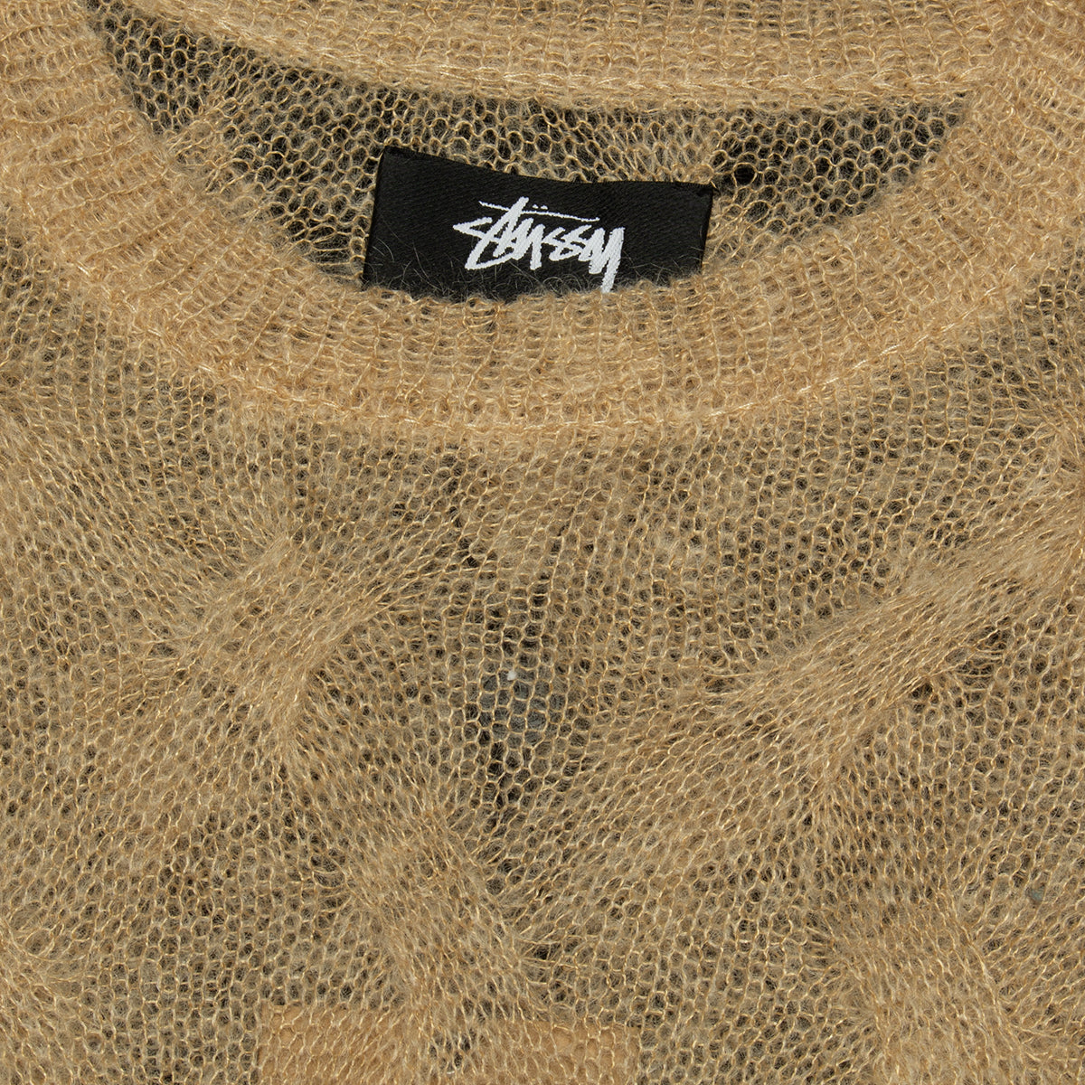 Loose Knit Cross Cable Sweater