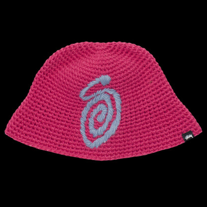 Swirly S Knit Bucket Hat
