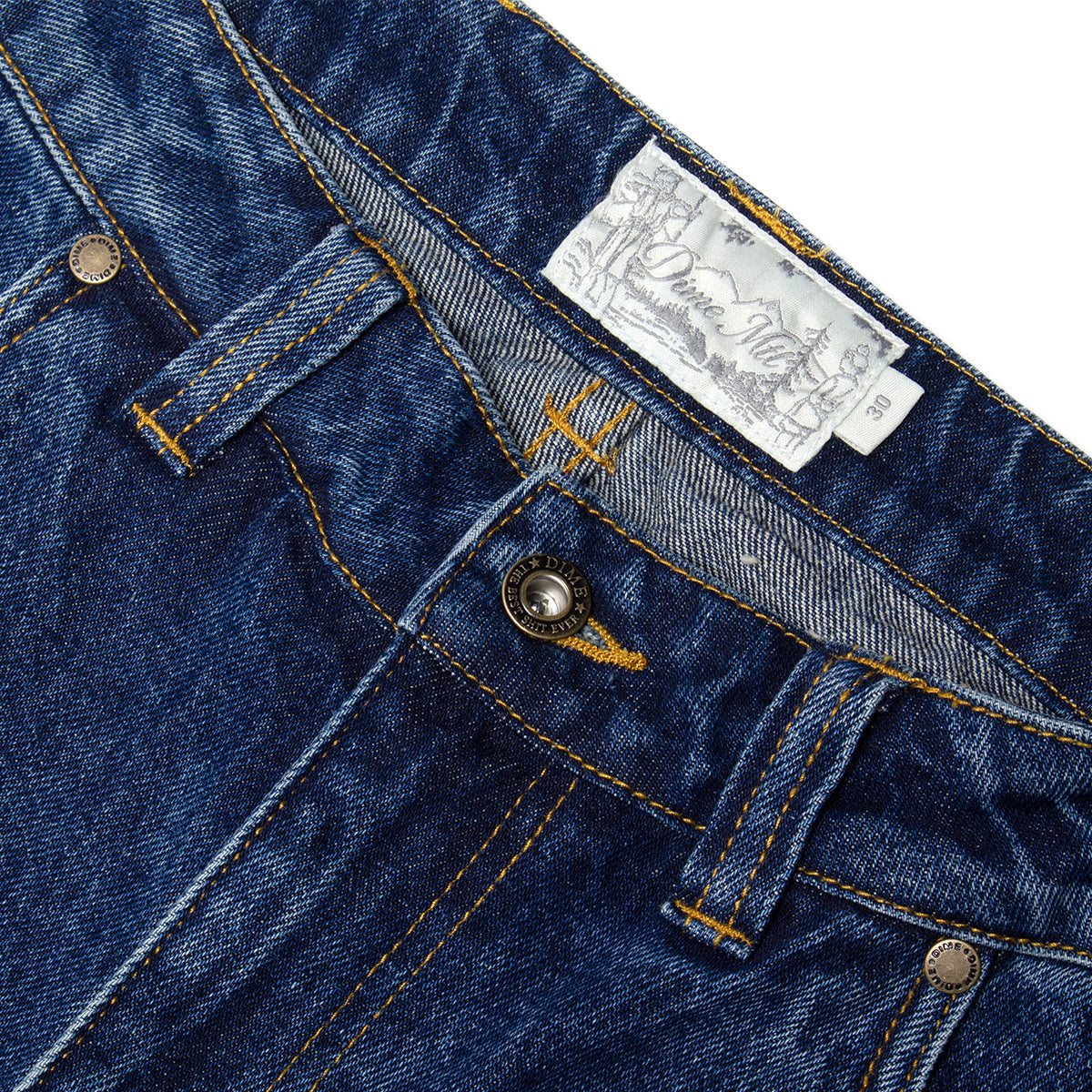 Classic Relaxed Denim Pants