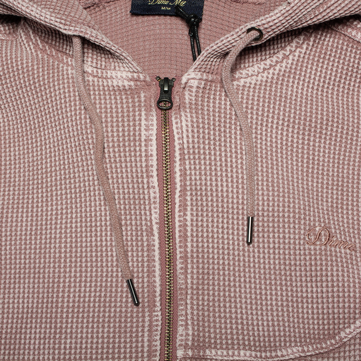 Premium Waffle Zip Hoodie