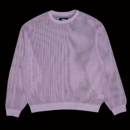 Cotton Mesh L/S Crew