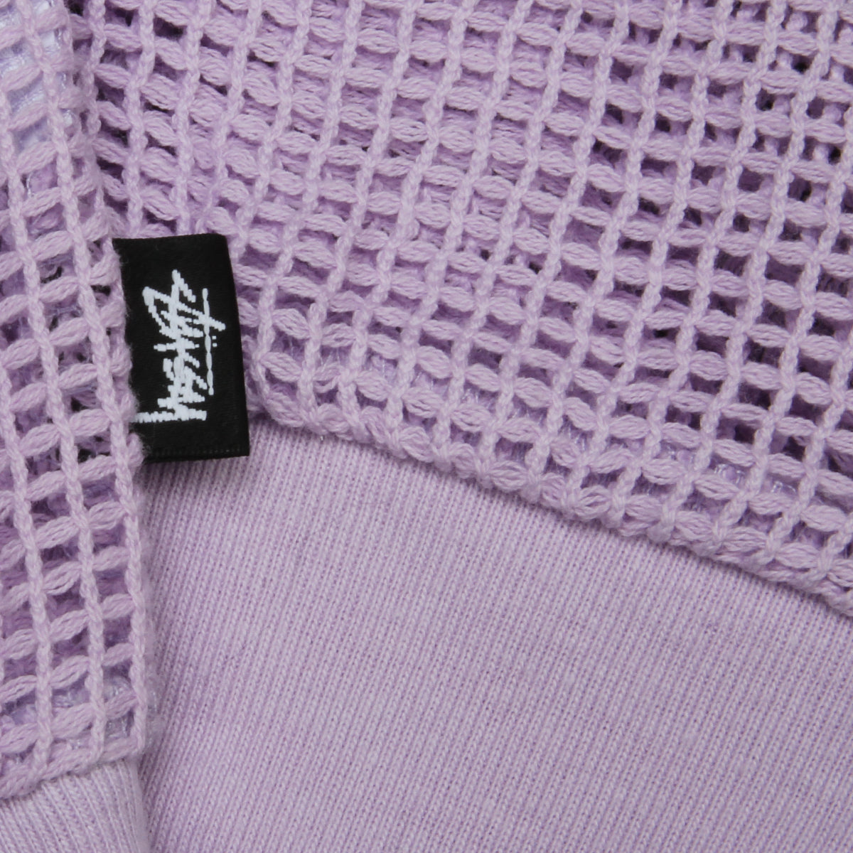 Cotton Mesh L/S Crew