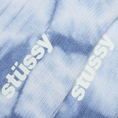 Dyed Ribbed Crew Sock
