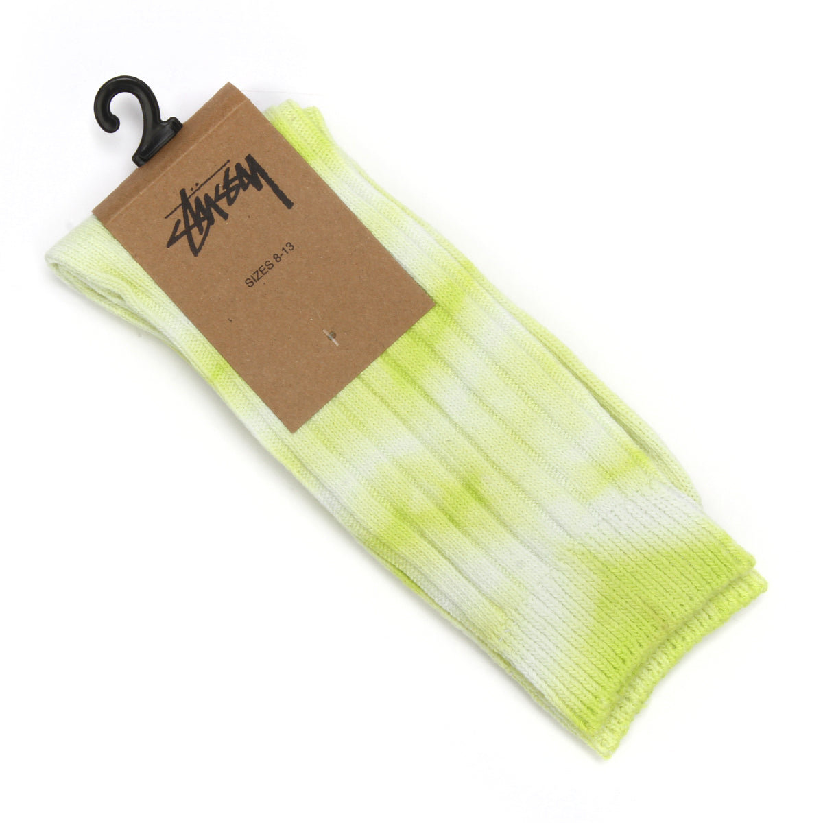 Dyed Ribbed Crew Sock