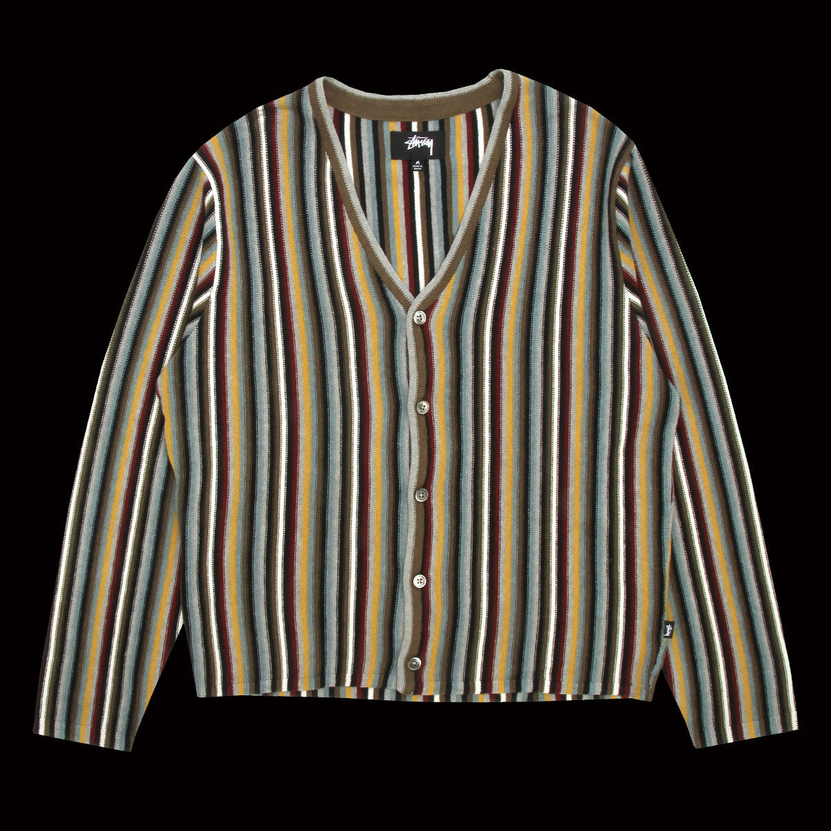 Stripe Pattern Cardigan