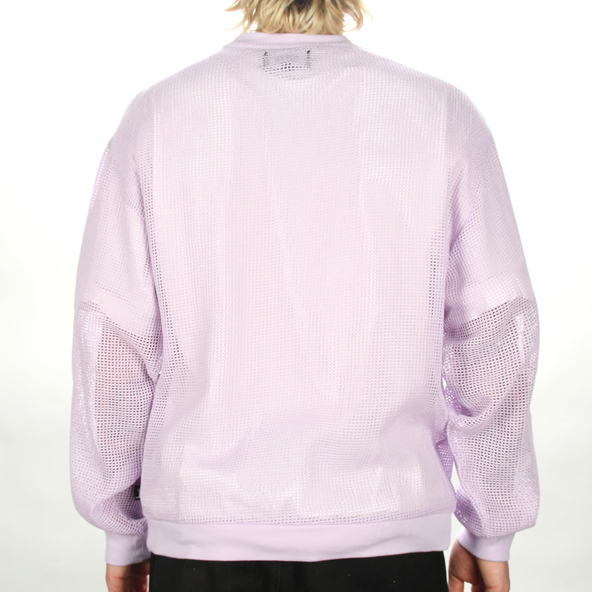 Cotton Mesh L/S Crew