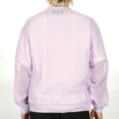 Cotton Mesh L/S Crew