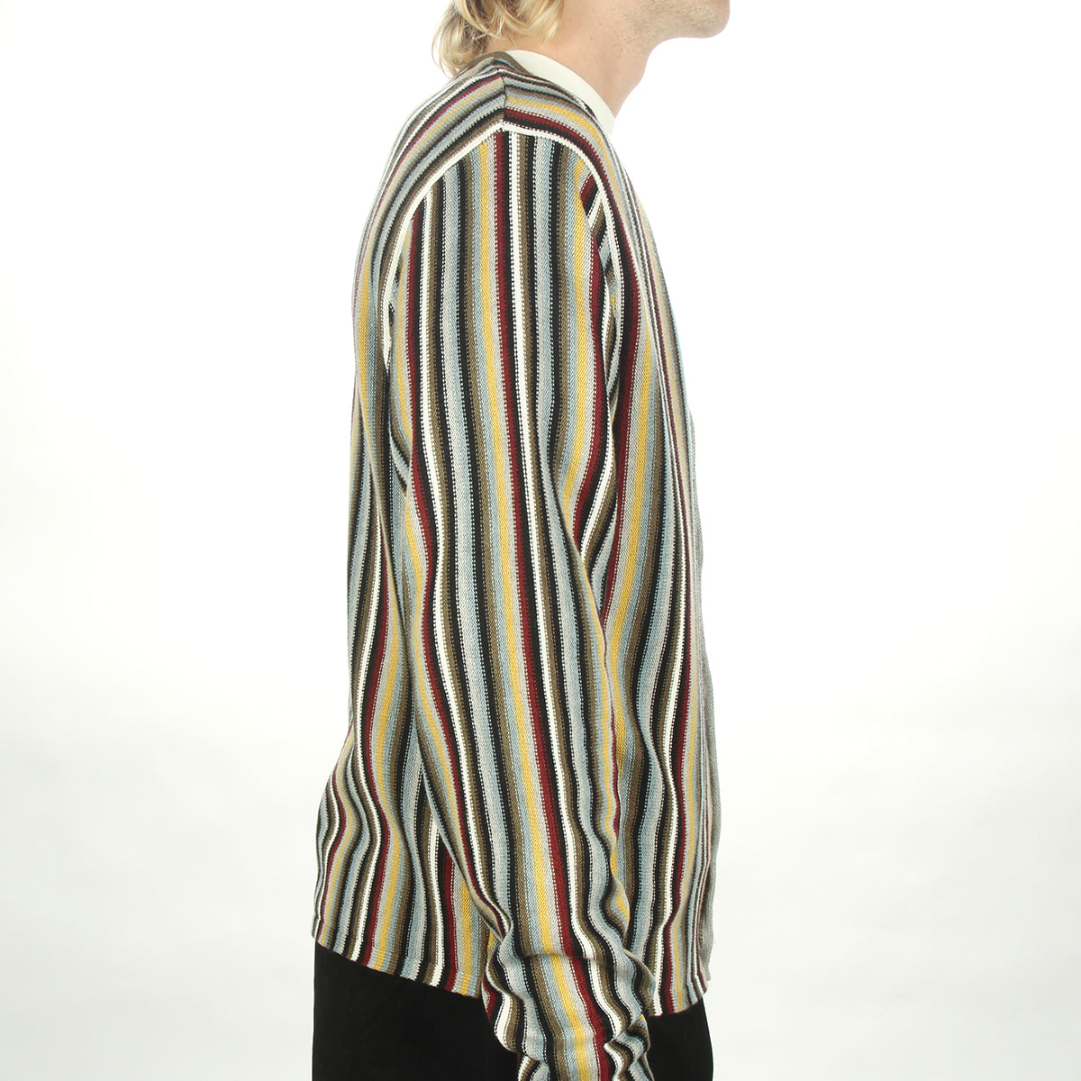 Stripe Pattern Cardigan
