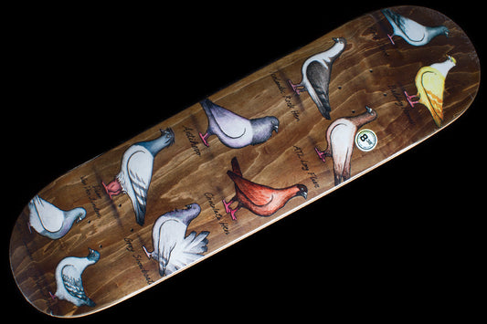 Daan Show Pigeons Deck Brown 8.38