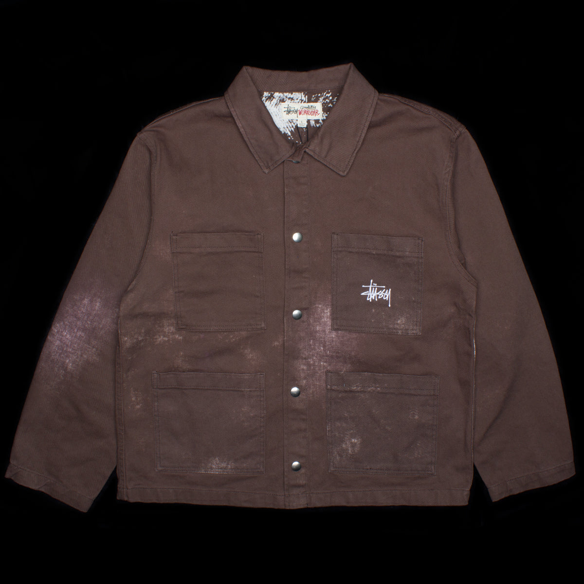 Spotted Bleach Chore Jacket