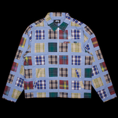 Madras Patchwork Zip Jacket
