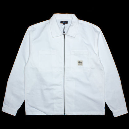 Zip Up Work L/S Shirt