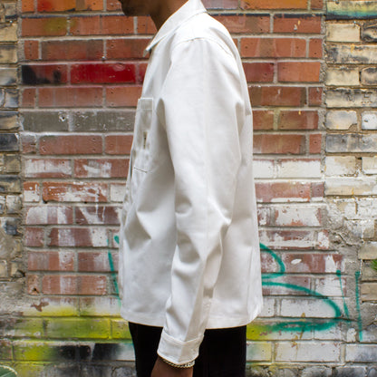 Zip Up Work L/S Shirt