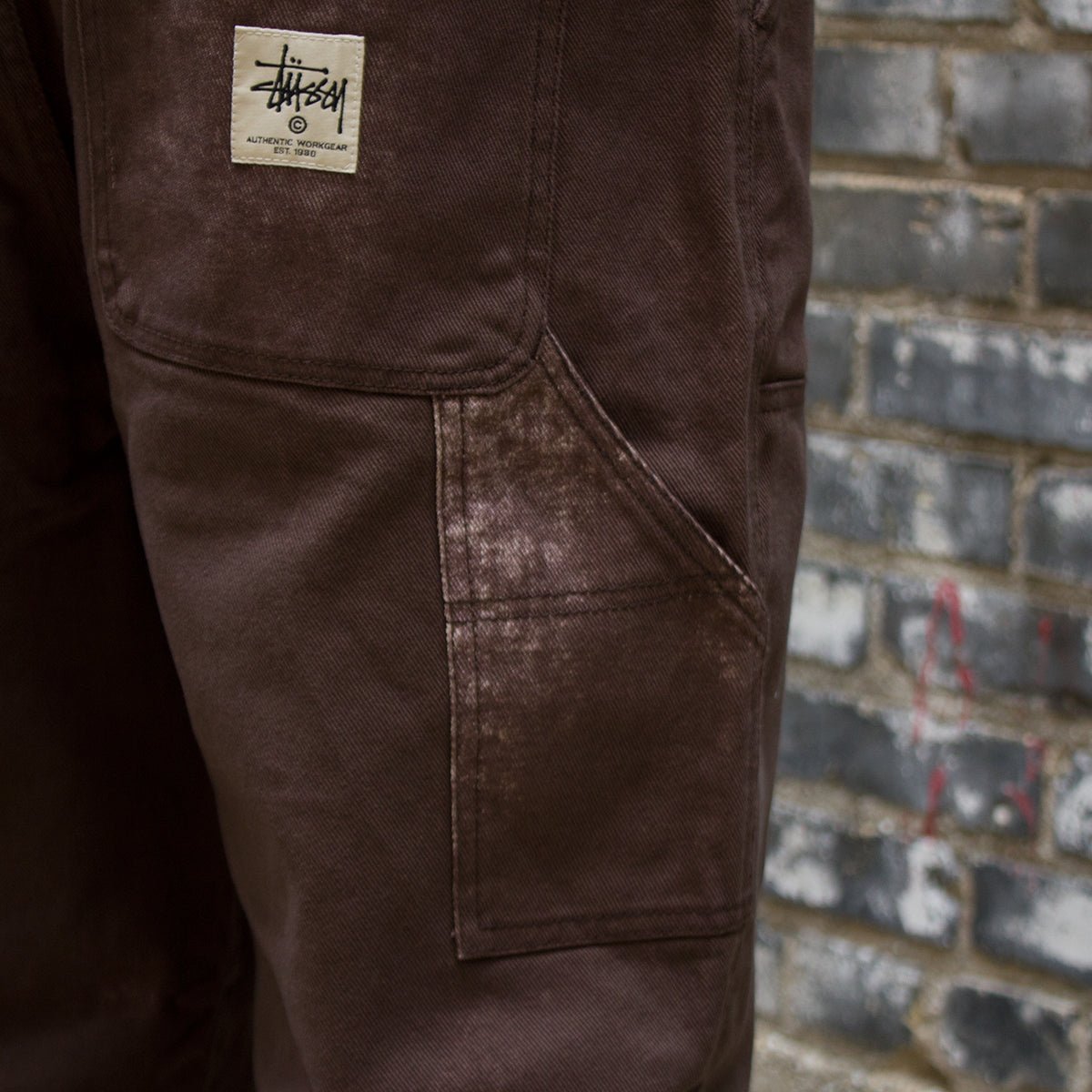 Spotted Bleach Work Pant