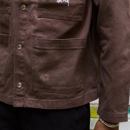 Spotted Bleach Chore Jacket
