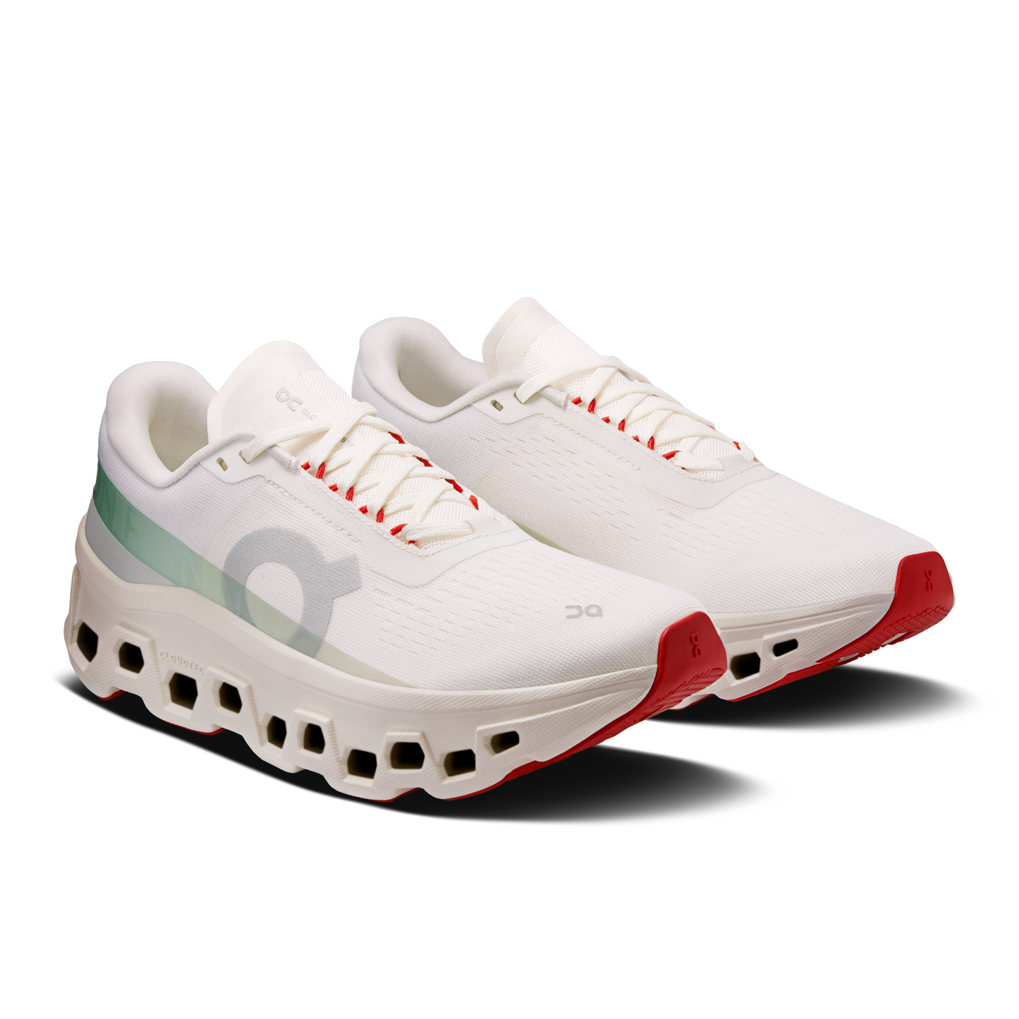On Running Women's Cloudmonster 1 Shoes - Ivory / Creek
