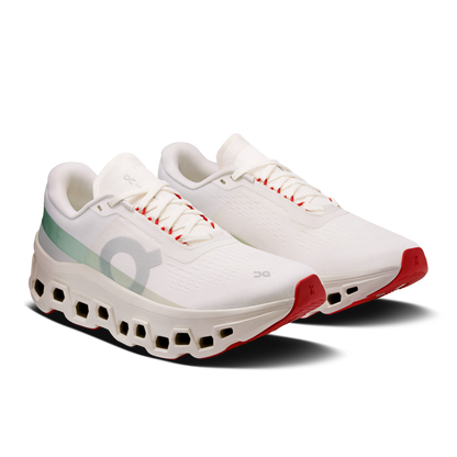 On Running Women's Cloudmonster 1 Shoes - Ivory / Creek