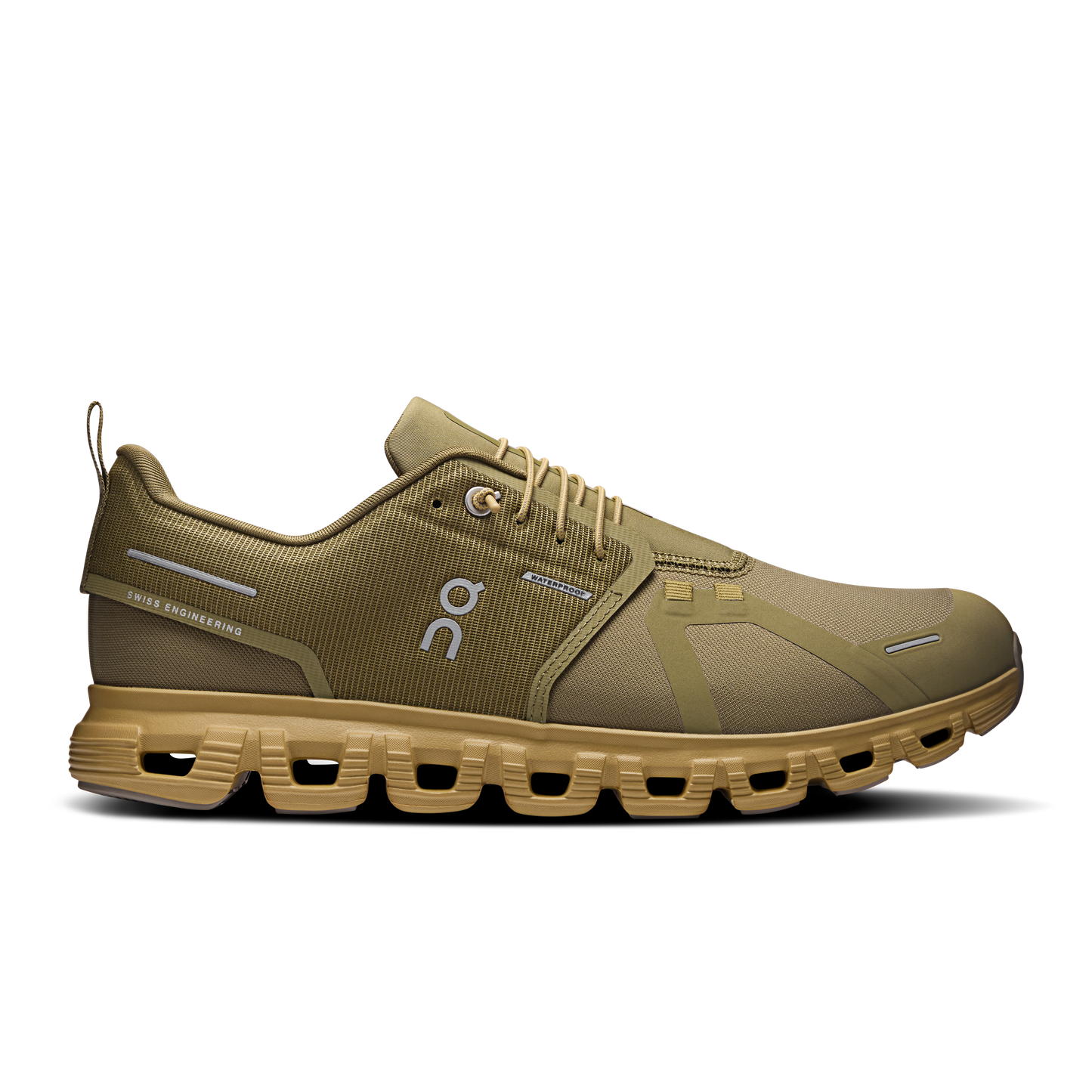 On Running Men's Men's Cloud 6 Waterproof Shoes - Olive / Safari
