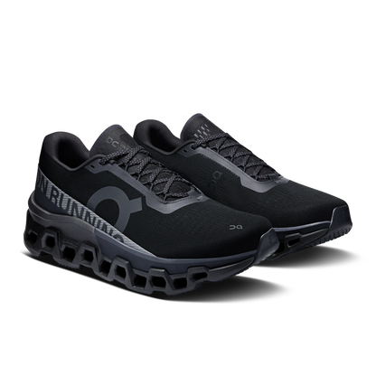 On Running Men's Cloudmonster 2 Shoes - Black / Black