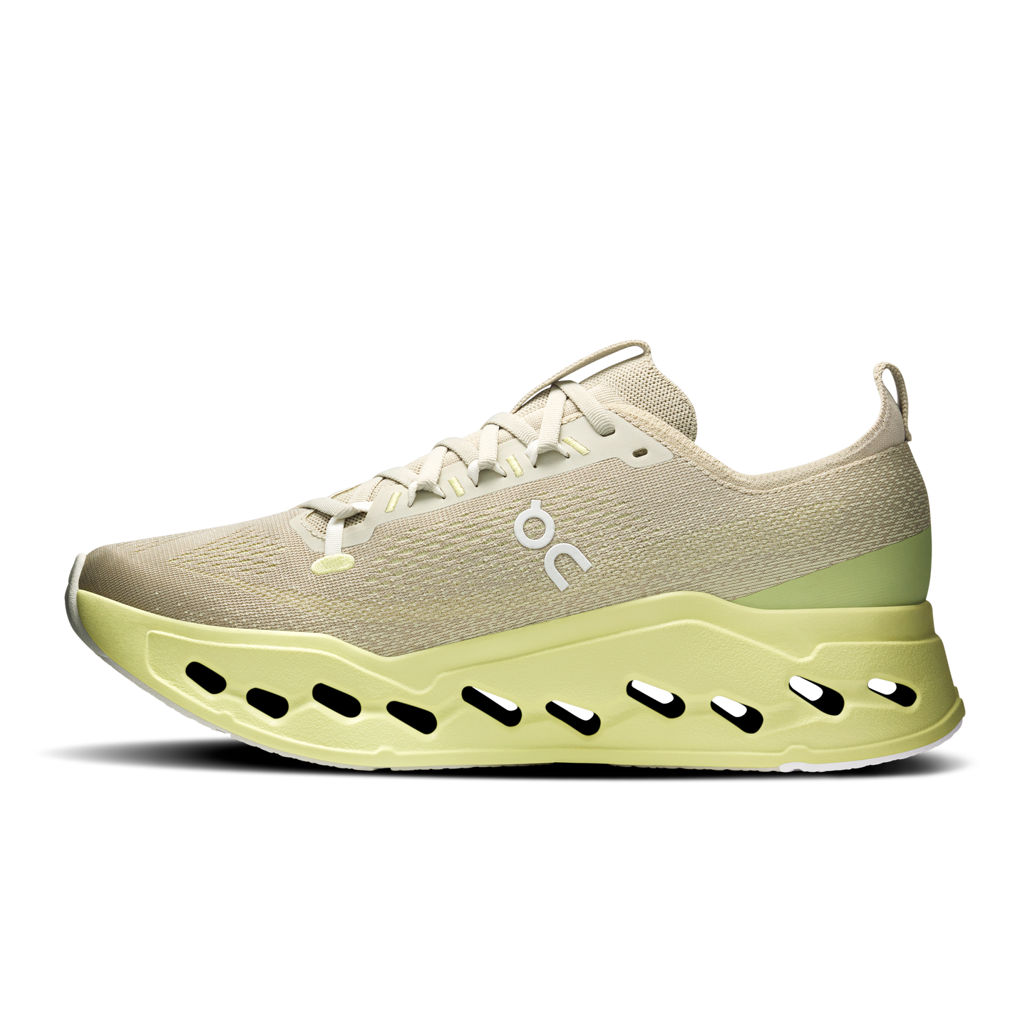 On Running Men's Cloudsurfer Max Shoes - Pelican / Limelight
