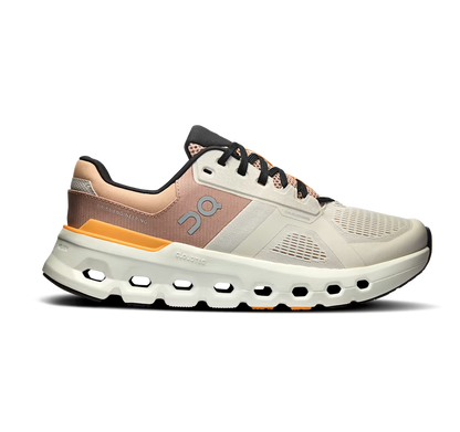 On Running Women's Cloudrunner 2 Shoes - Pearl / Tangerine