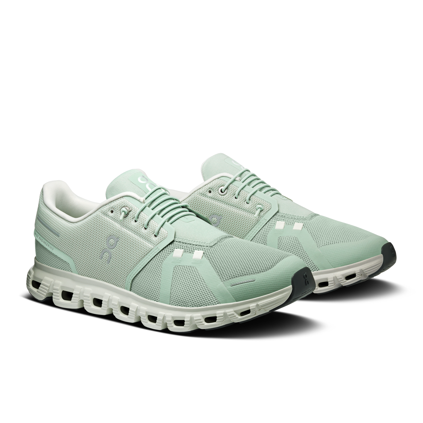 On Running Men's Cloud 6 Shoes - Mineral / Ice