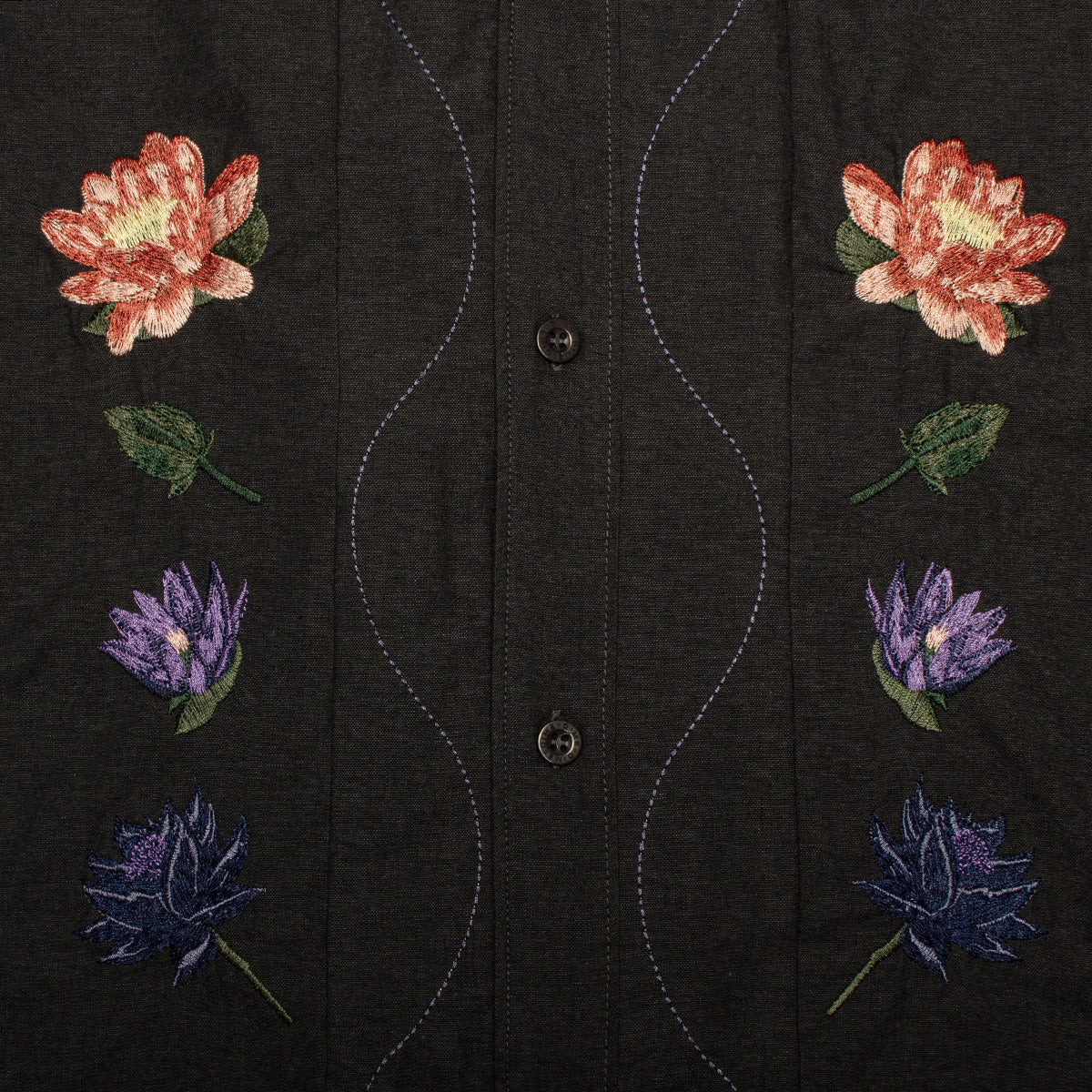 Lotus Button-Up S/S Shirt