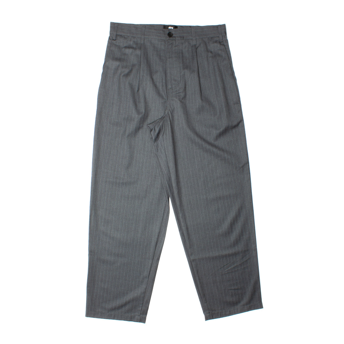 Striped Volume Pleated Trouser