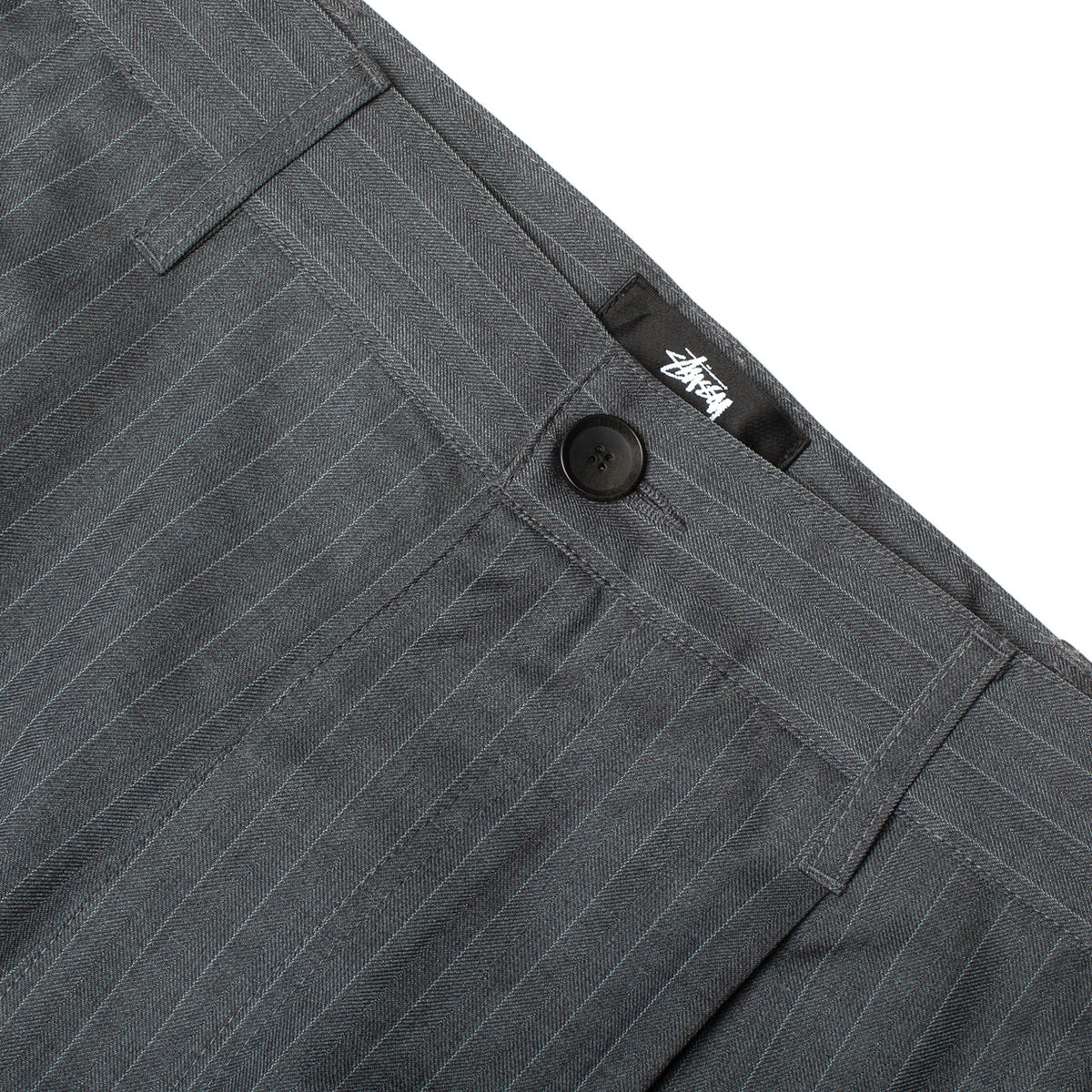 Striped Volume Pleated Trouser