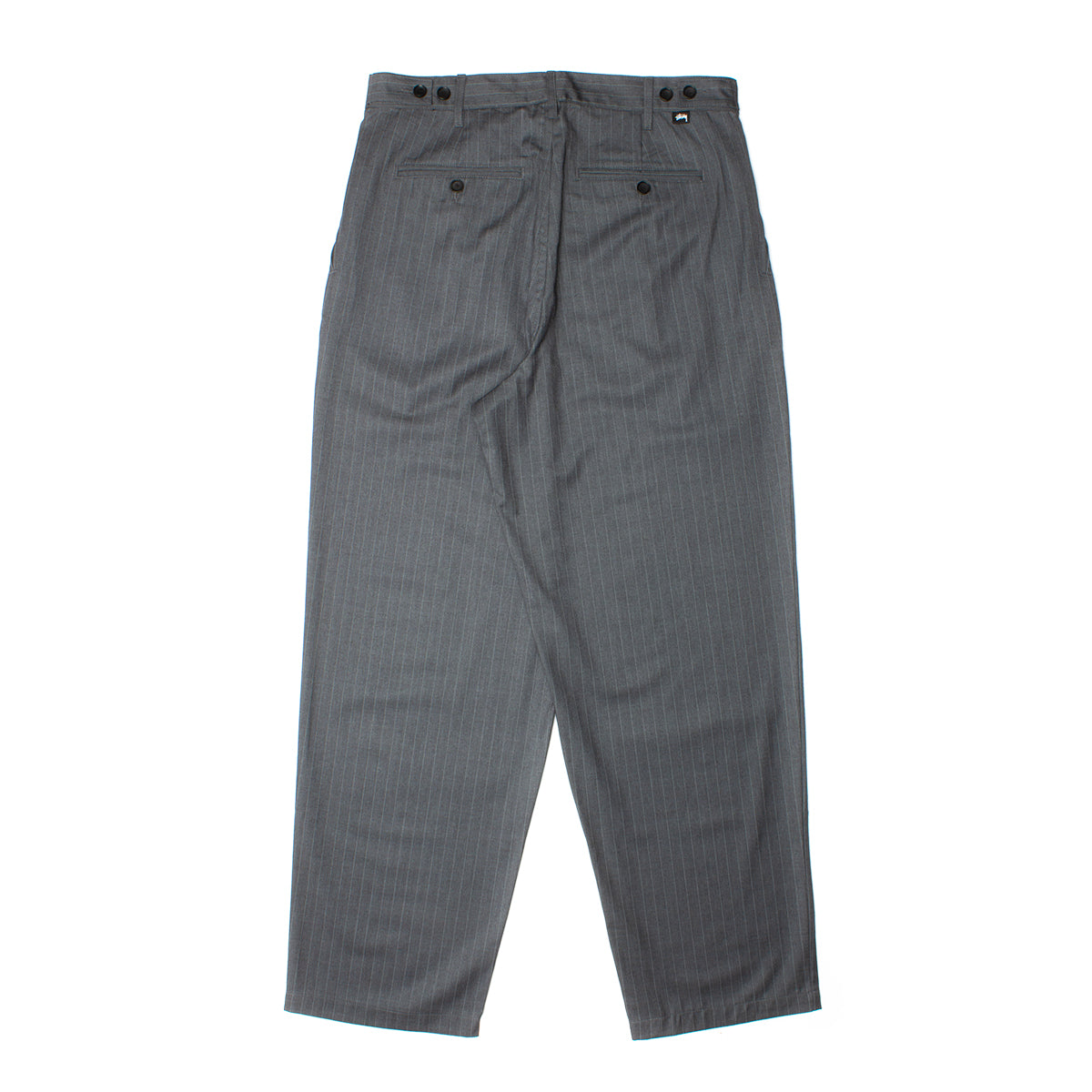 Striped Volume Pleated Trouser