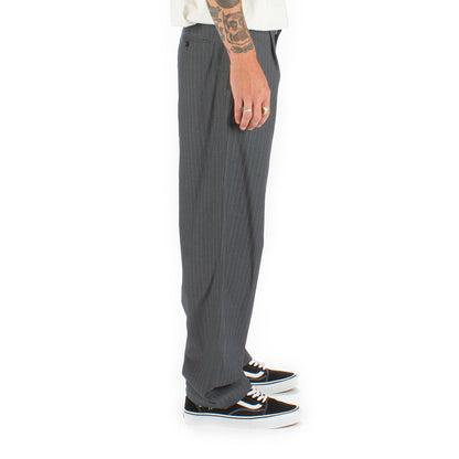 Striped Volume Pleated Trouser
