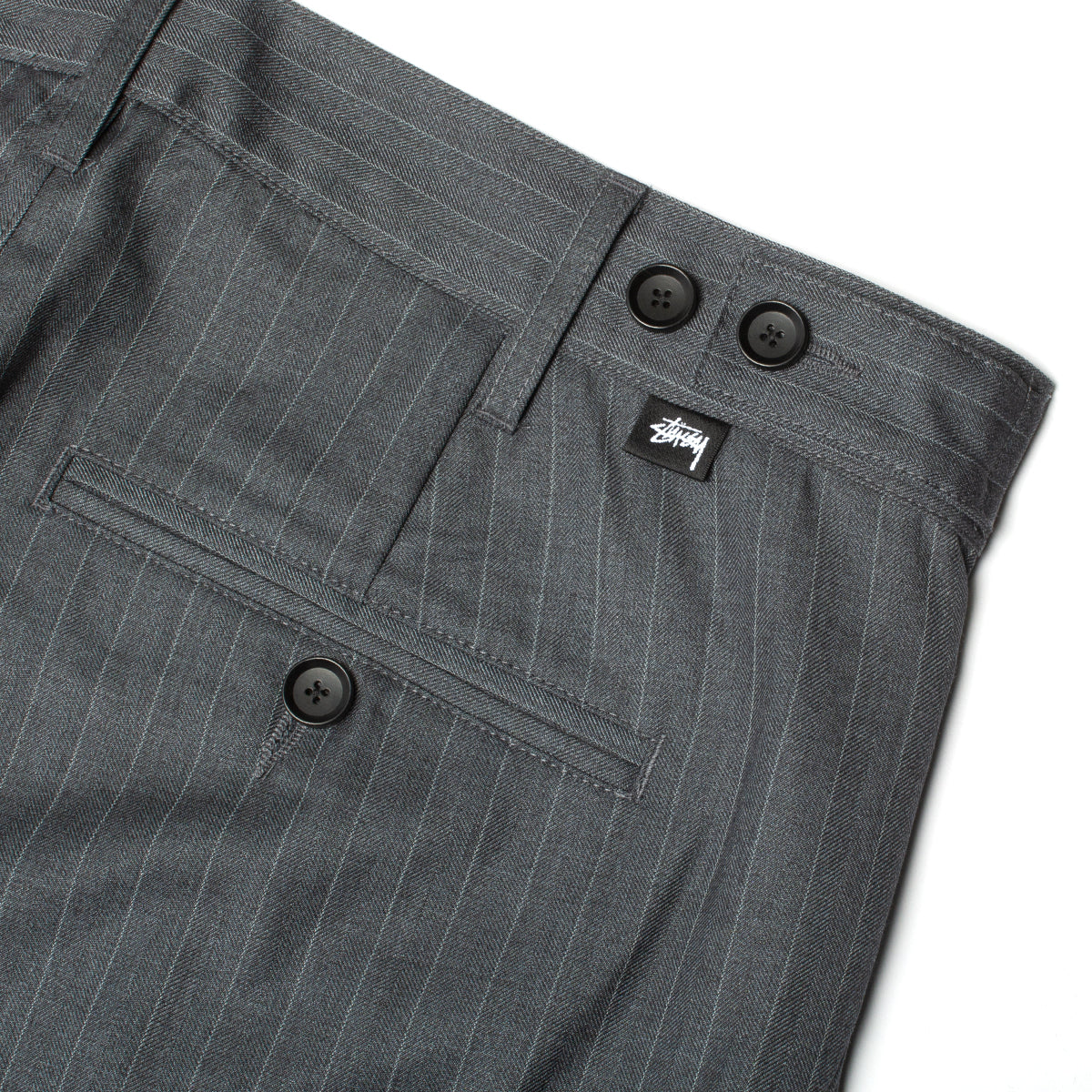Striped Volume Pleated Trouser