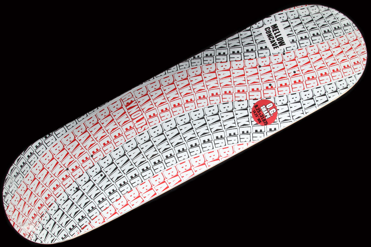 Reynolds Wavy Black/Red Deck - 8.25