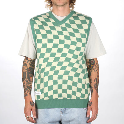 Checker Knit Vest