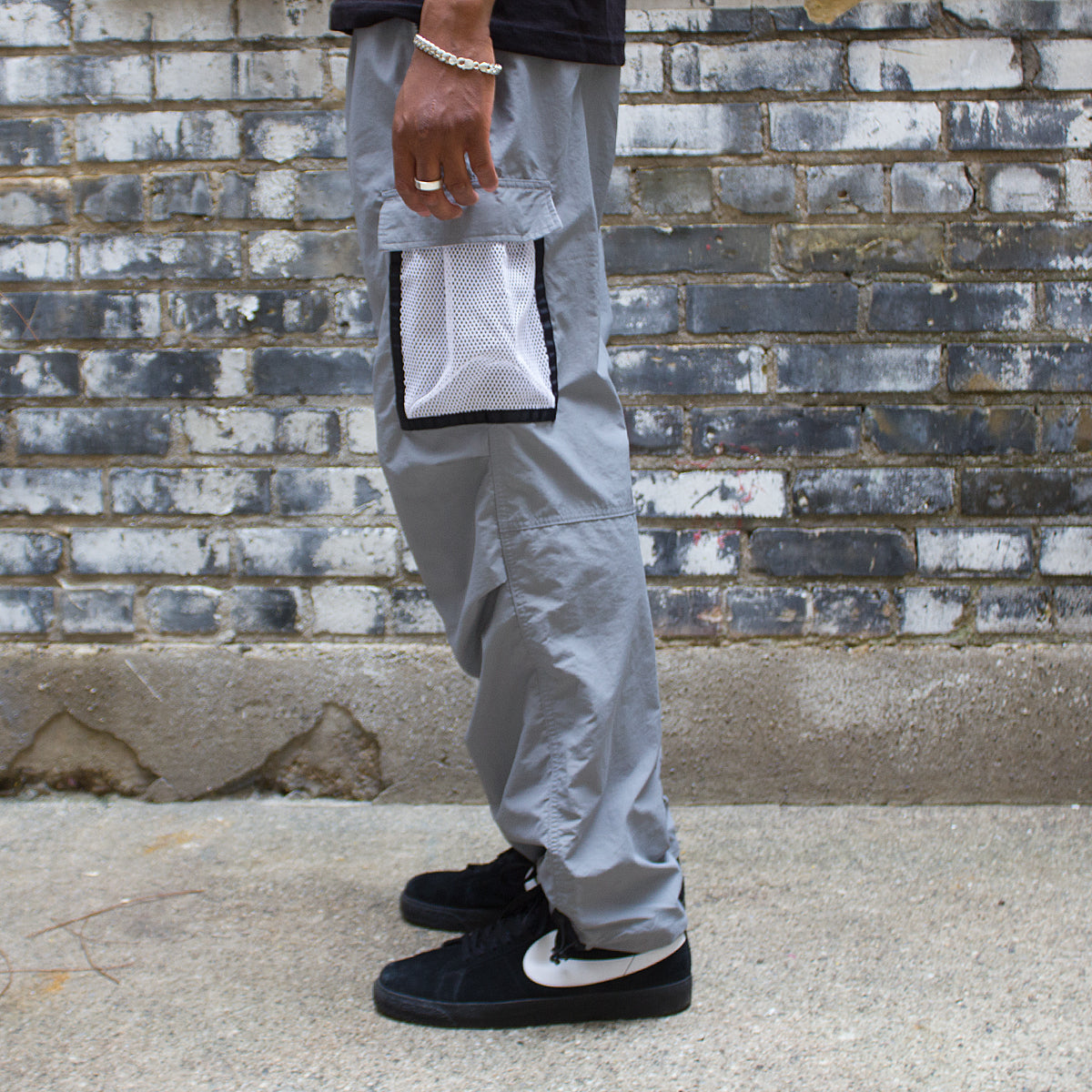 Mesh Cargo Pants