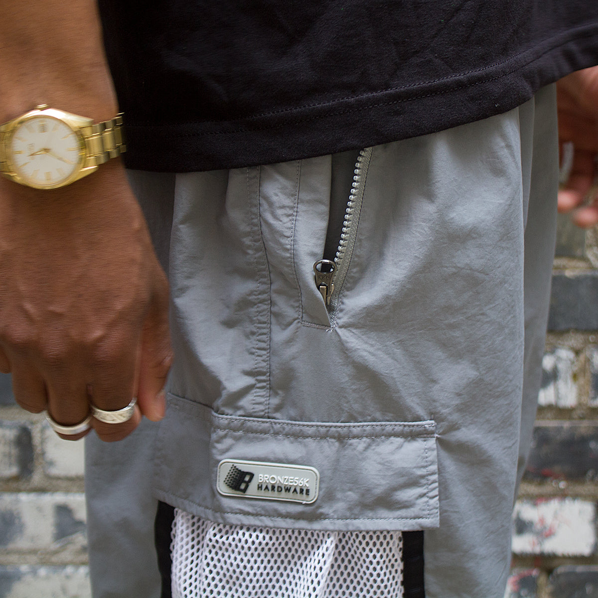 Mesh Cargo Pants