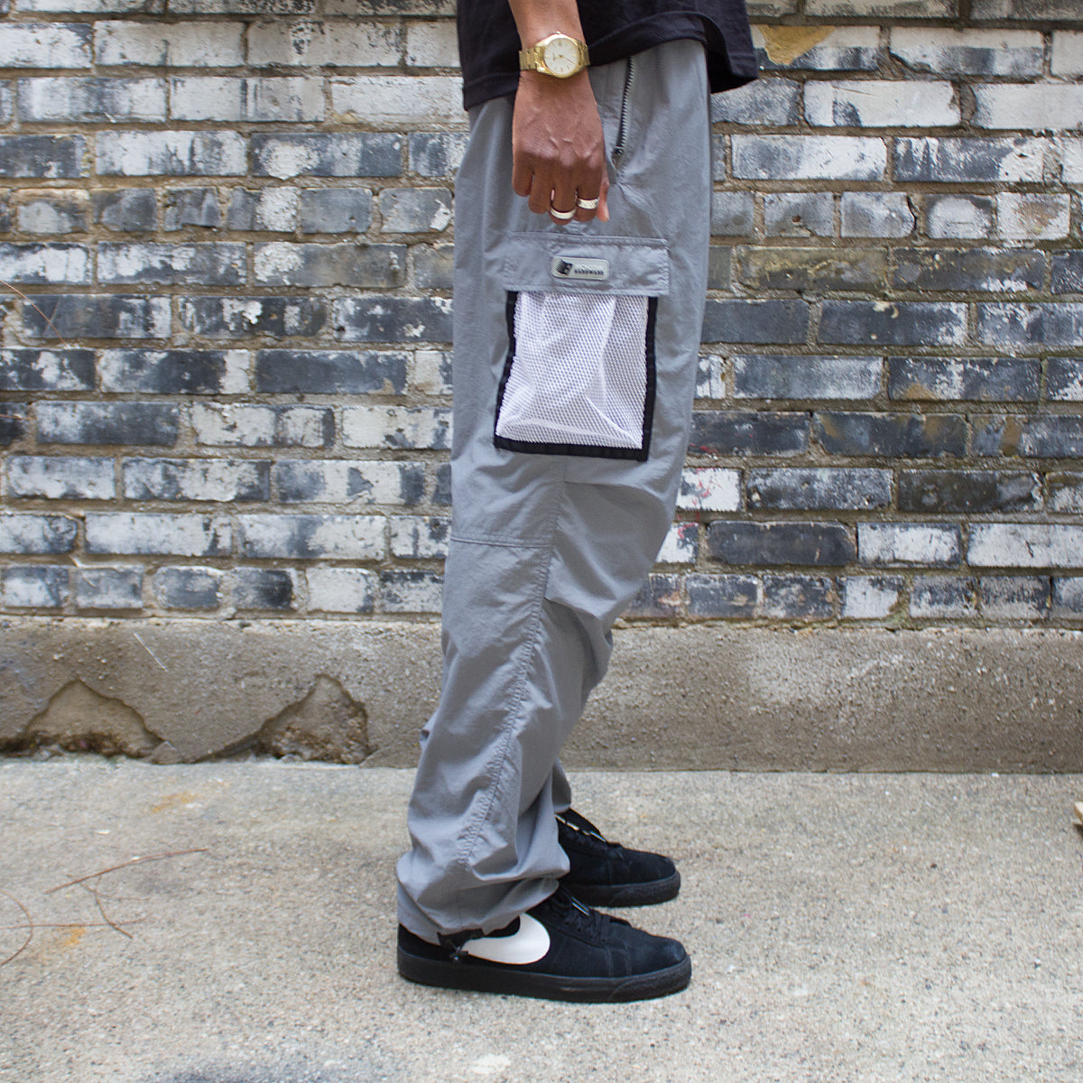 Mesh Cargo Pants