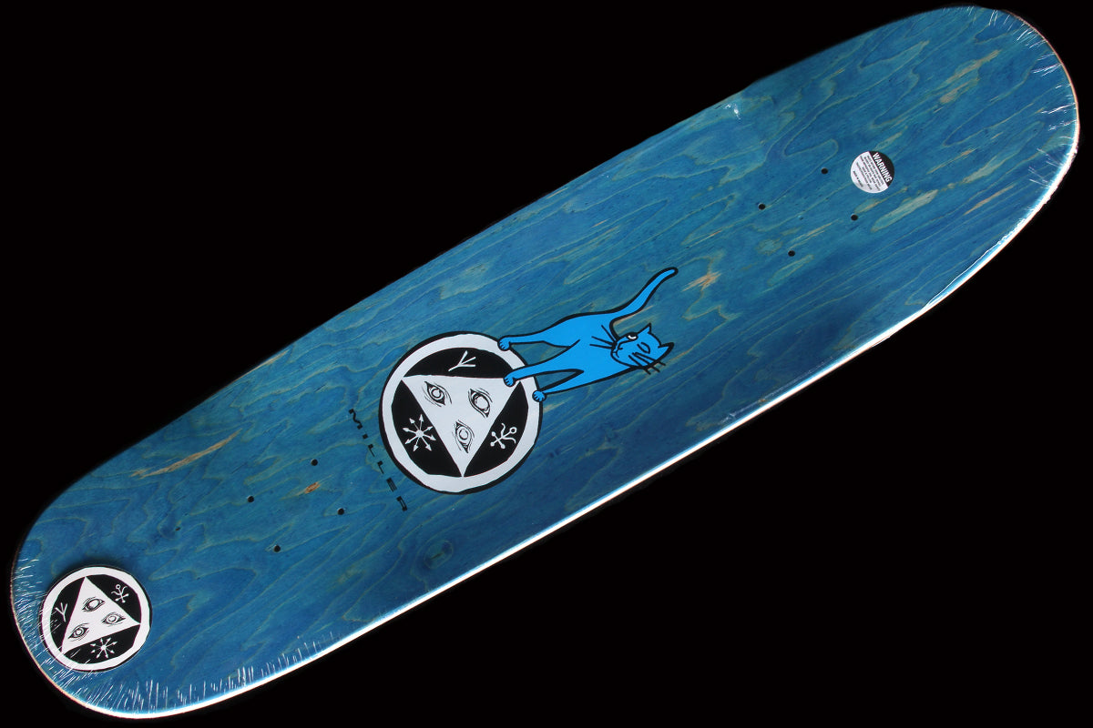 Miller Left Eye on Catblood 2.0 Black/Silver Foil Deck - 8.75