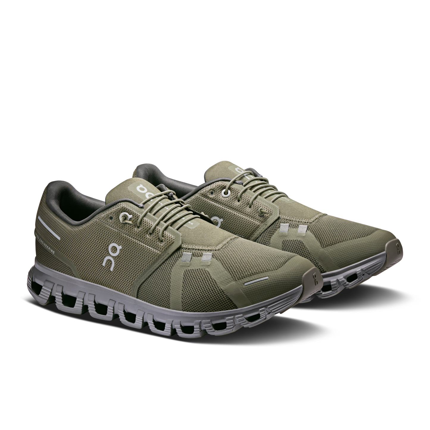 On Running Men's Cloud 6 Shoes - Olive / Eclipse