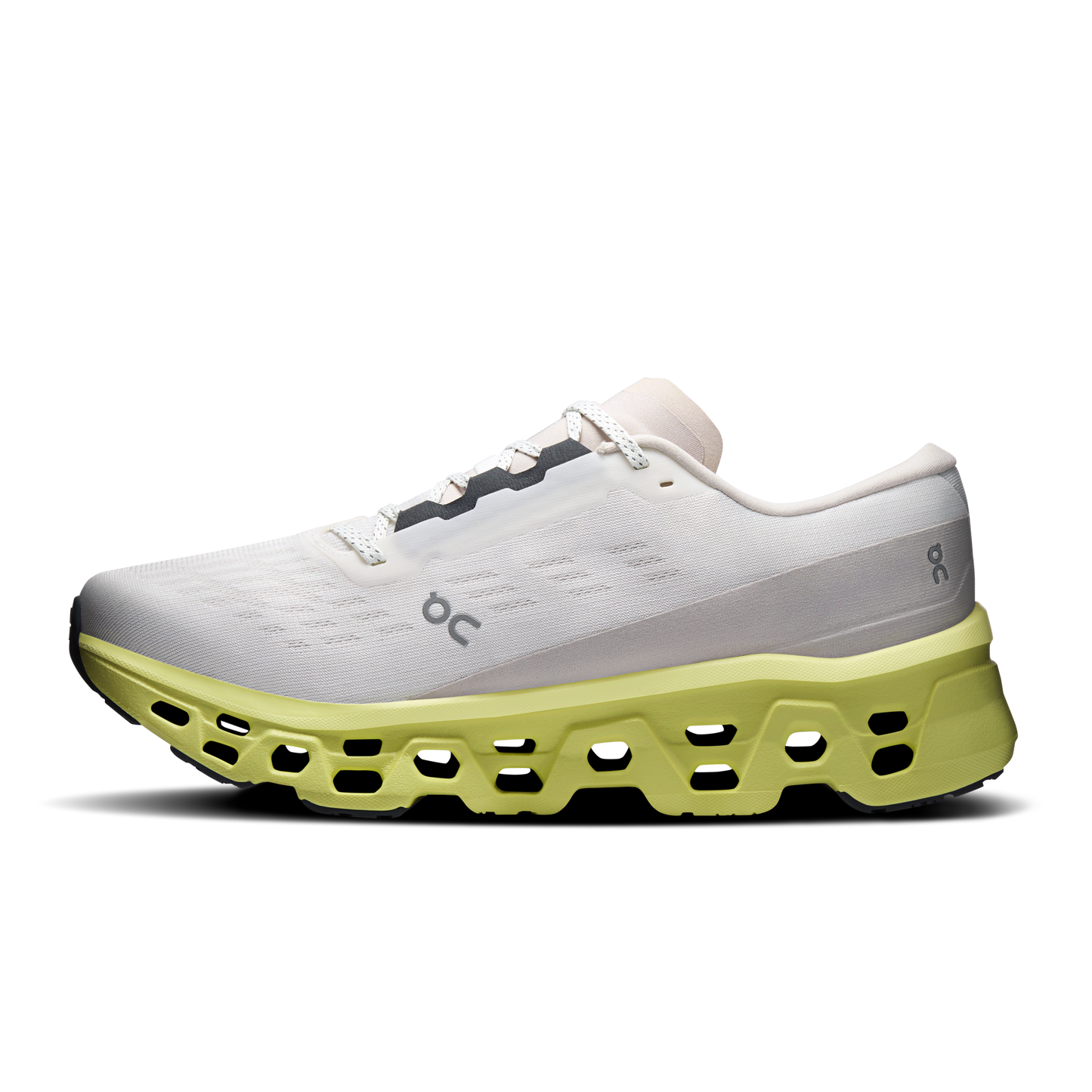 On Running Men's Cloudmonster 3 Shoes - Ivory / Limelight