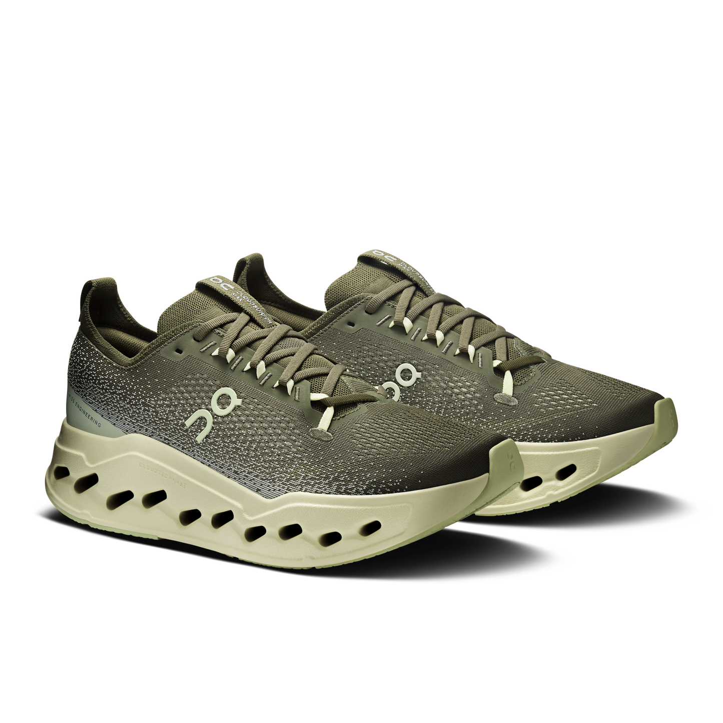 On Running Men's Cloudsurfer Max Wide Shoes - Olive / Seedling