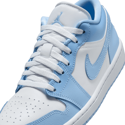 Nike Women's Air Jordan 1 Low Shoes - White / Aluminum