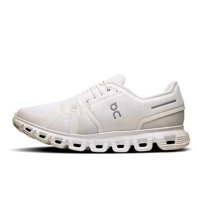 On Running Women's Cloud 6 Shoes - White / White