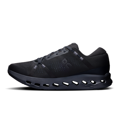 On Running Men's Cloudsurfer 2 Wide Shoes - Black / Black