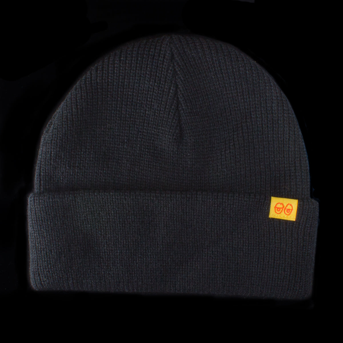 Bean Eyes Clip Cuff Beanie