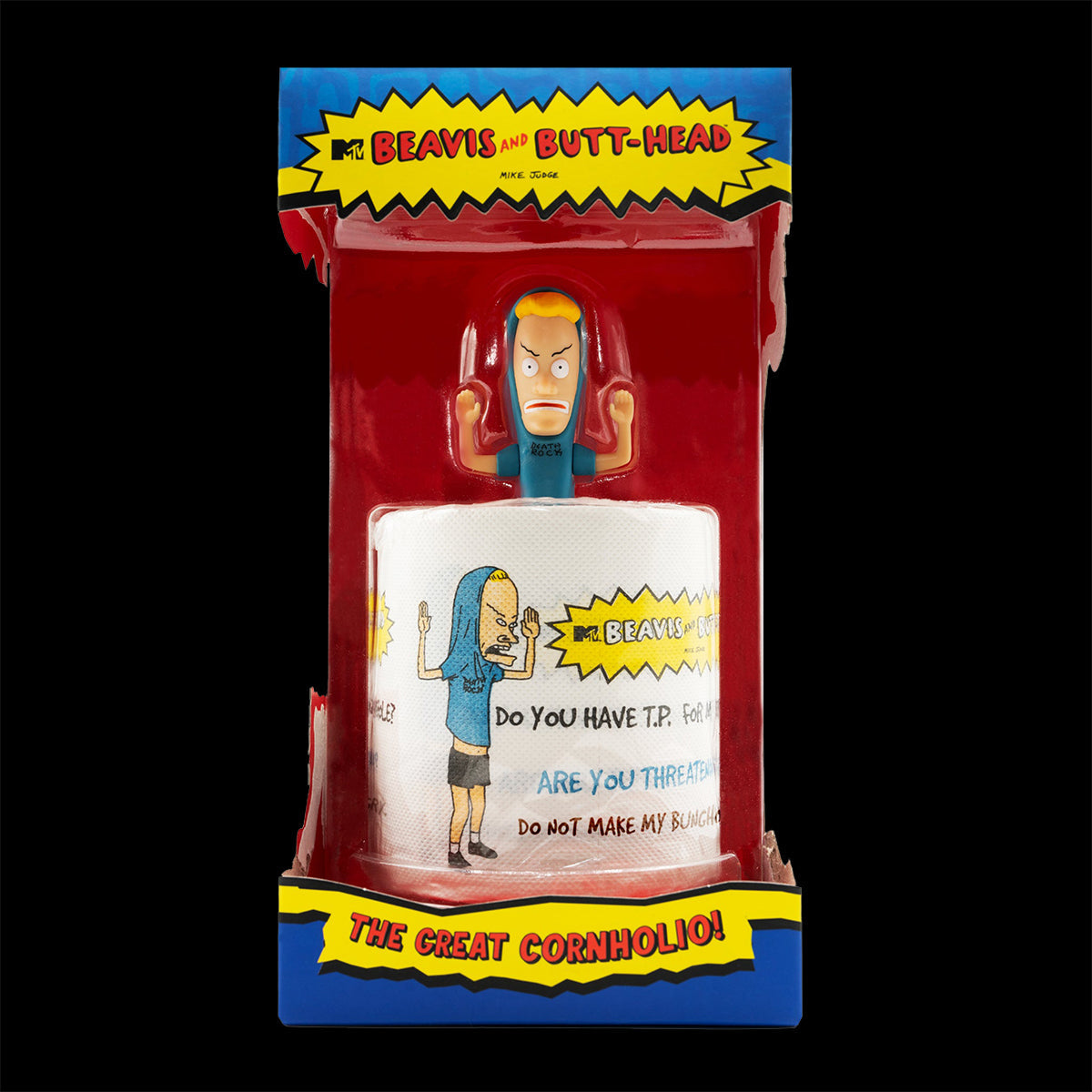 Beavis & Butt-Head ReAction Figure - Cornholio Box Set With TP
