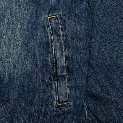 Sherpa Lined Denim Track Jacket