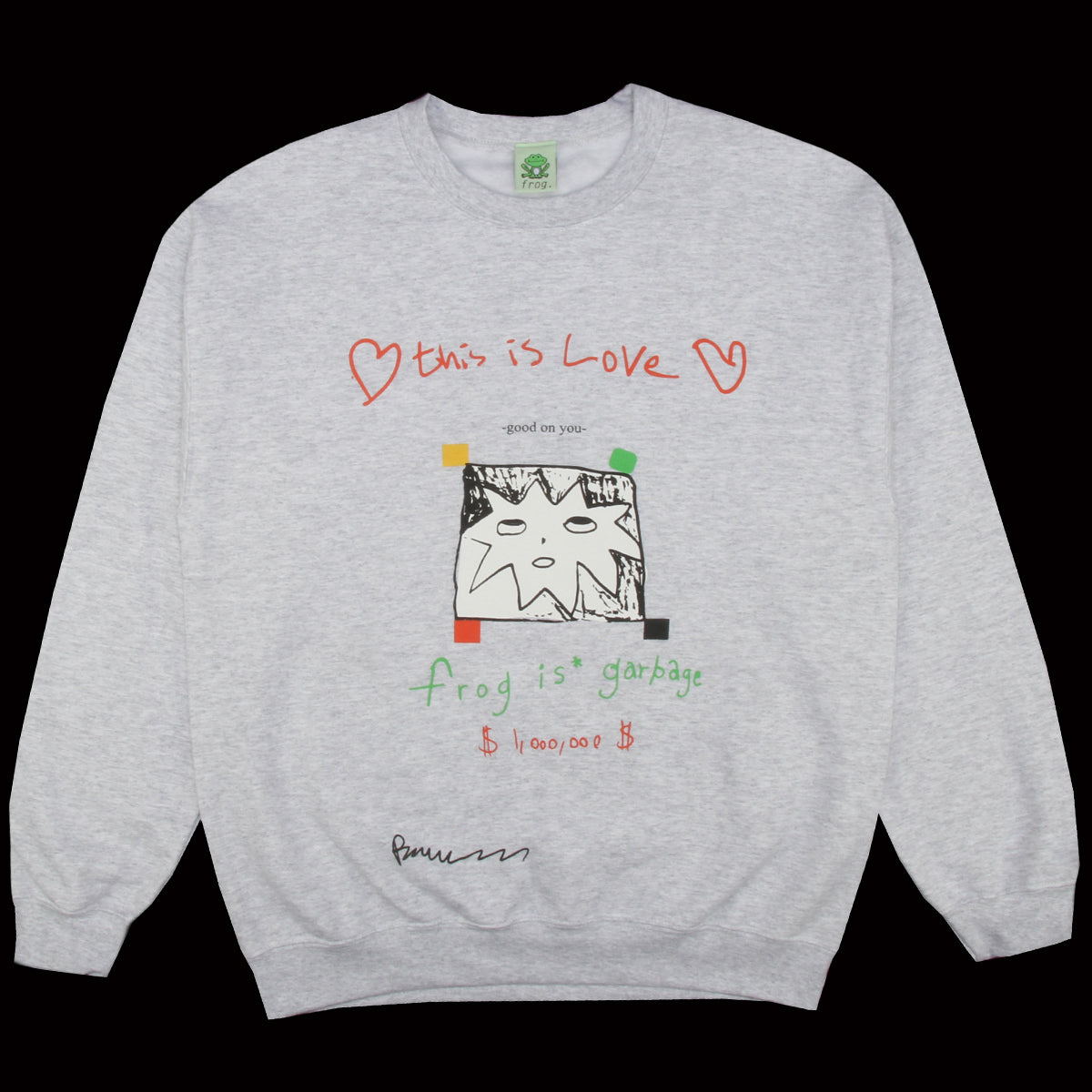 Frog is Garbage Sweater